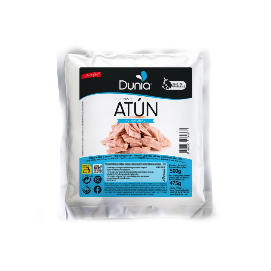 Atún al natural 1/2 Kg