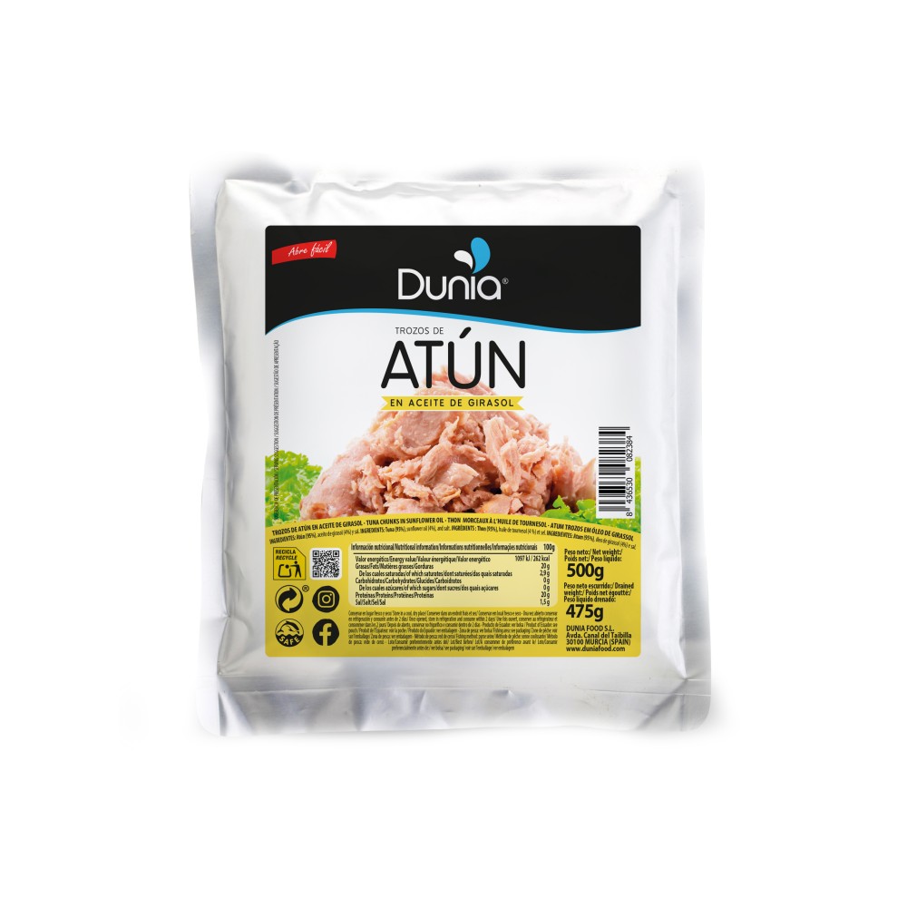 Atún con aceite de girasol 1/2 Kg