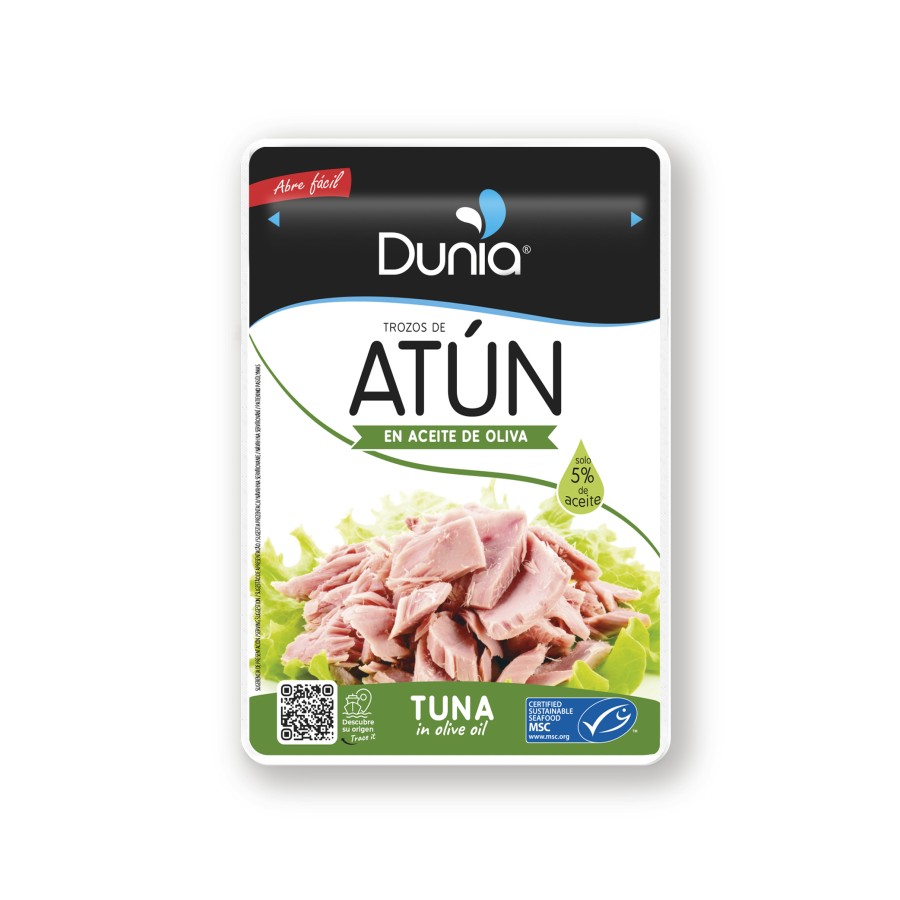 Atum Dunia em saqueta com azeite