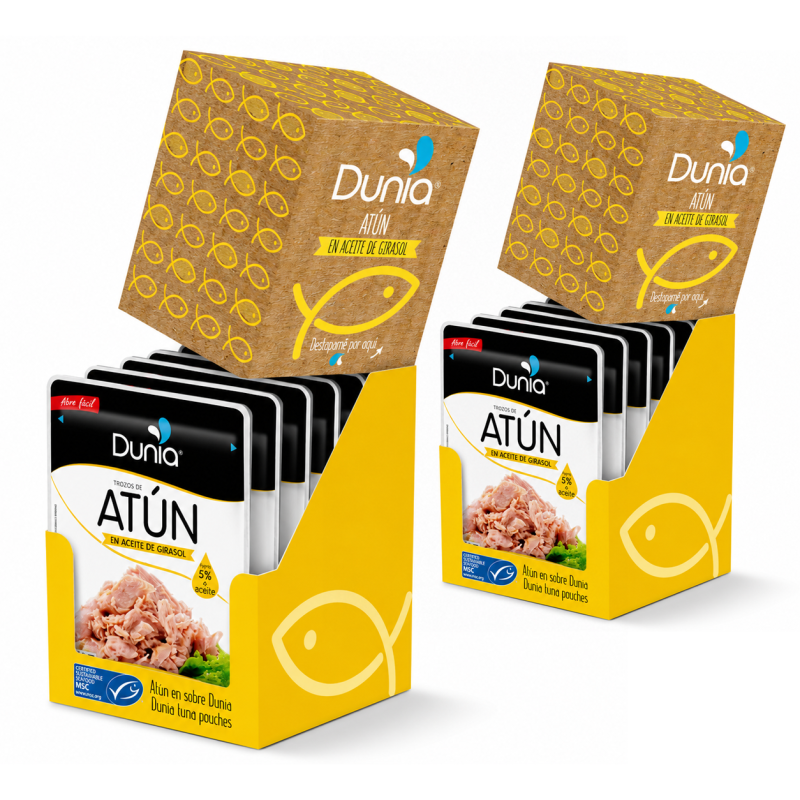 Pack doble atún Dunia en aceite de girasol