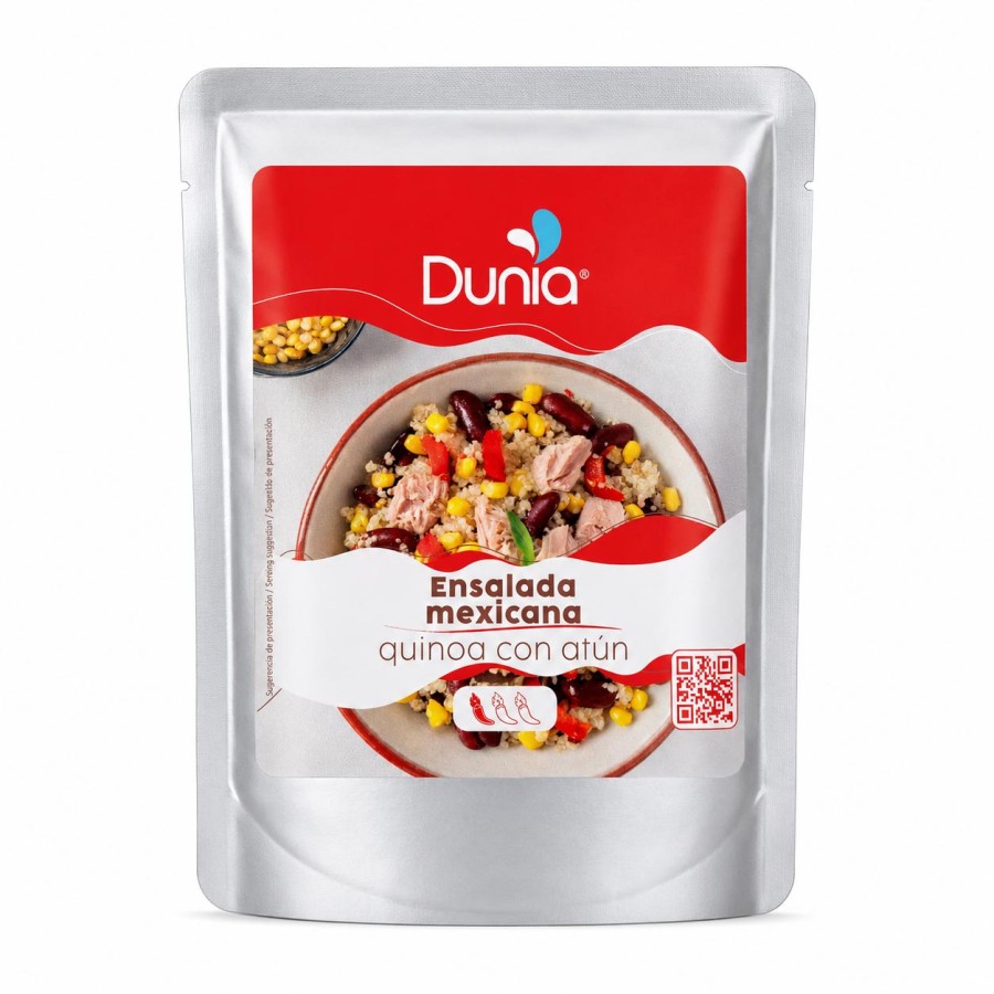 Salada mexicana - quinoa com atum