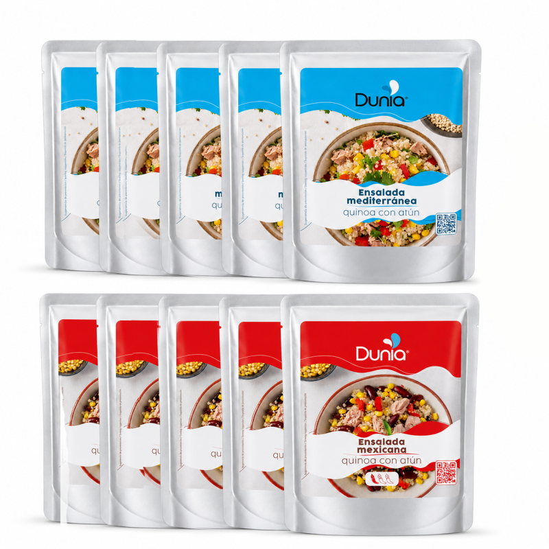 Pack 10 ensaladas mixtas