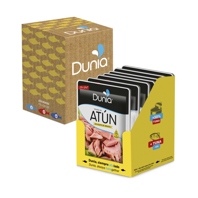 Pack doble atún Dunia en aceite de girasol