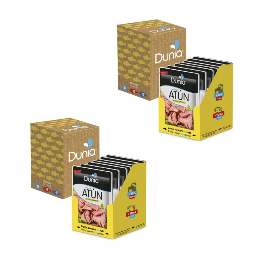 Pack doble atún Dunia en aceite de girasol