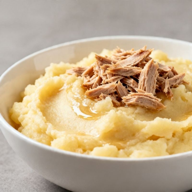 Puré de patata con atún: receta fácil y accesible
