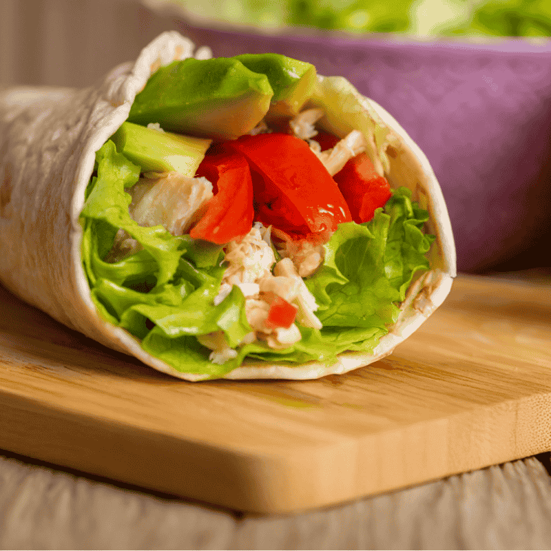 Wraps de atún y aguacate: la opción perfecta para llevar