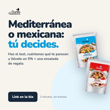 ¿Una ensalada gratis y un 5% de descuento en tu pedido? 
Si, y ademas solo por ayudarnos con una encuesta rápida y divertida.
El link para completarla está en la bio.