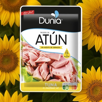 ¡Nuestro clásico! Suave y perfecto en cualquier situación.

El atún en aceite de girasol Dunia es la opción ideal para quienes buscan algo práctico, rico y con ese toque ligero que combina con todo. Perfecto para llevar, fácil de abrir, ¡y listo para disfrutar donde quieras!

🥗 Añádelo a tus ensaladas, bocatas o el platito fit de la semana.

#atunensobre #DuniaFood #dunia #AceiteDeGirasol #AtúnRicoYSano #DuniaLovers #IdeasFáciles #TeamGirasol #RecetasPrácticas