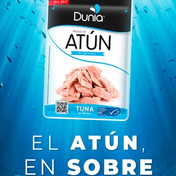 ¿Cuál es la mejor manera de envasar el atún? 

Si te lo tenemos que explicar, es que no estás preparado para esta conversación. 

El atún, en sobre.
