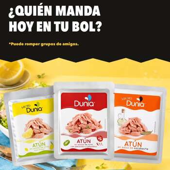 Una ensalada, tres protagonistas y una decisión capaz de romper grupos de amigos:

🍋 Limón: llega con luz propia. 
🌶️ Jalapeño: no ha venido a caer bien. Ha venido a mandar. 
🧡 Escabeche: clásico, pero con ego.

¿Quién manda hoy en tu bol?

#AtunEnSobre #SaboresDunia #ensaladas